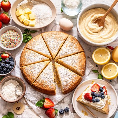 Image of Easy Quick Mix Gluten Free Cake