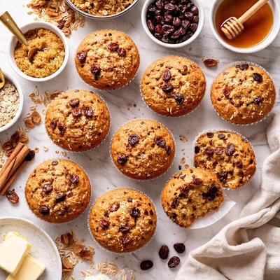 Image of Easy Raisin Bran Muffins