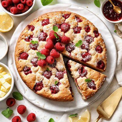 Image of Easy Raspberry Cake