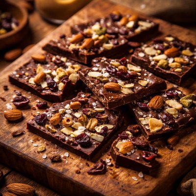 Image of Easy Raw Chocolate Bark
