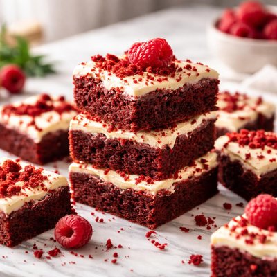 Image of Easy Red Velvet Brownies