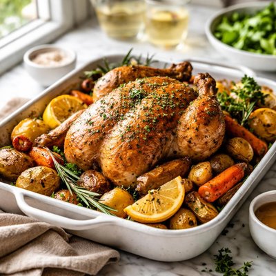 Image of Easy Roast Chicken Dinner