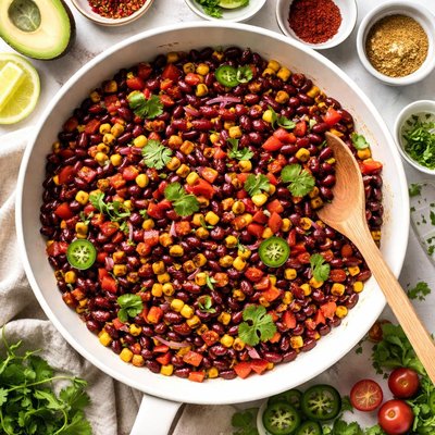 Image of Easy Roasted Red Kidney Beans with a Kick Vegan