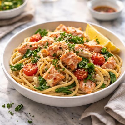 Image of Easy Salmon Pasta