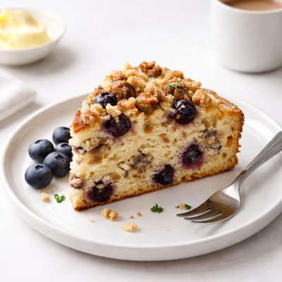 Image of Easy Sausage Blueberry Muffin Breakfast Cake