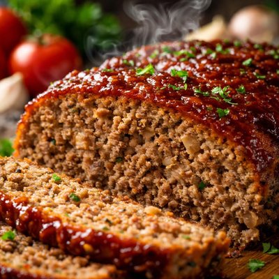 Image of Easy Savory Meatloaf