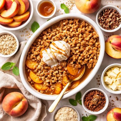 Image of Easy Scrumptious Peach Crisp