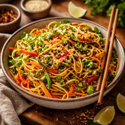 Image of Easy Sesame Noodle Salad