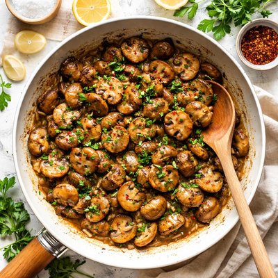 Image of Easy Sherry Mushrooms