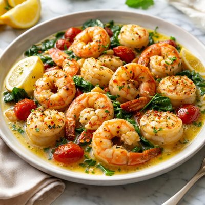 Image of Easy Shrimp and Scallop in White Wine Sauce