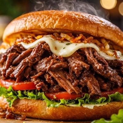 Image of Easy Slow Cooker Roast Beef Sandwiches