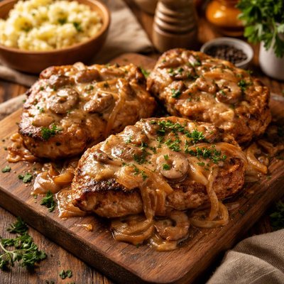 Image of Easy Smothered Pork Chops