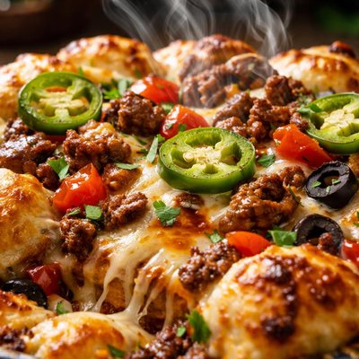 Image of Easy South of the Border Bubble Pizza