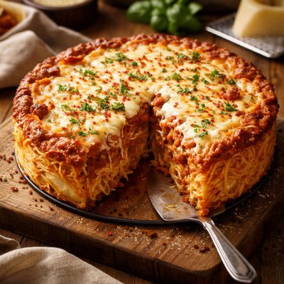 Image of Easy Spaghetti Pie