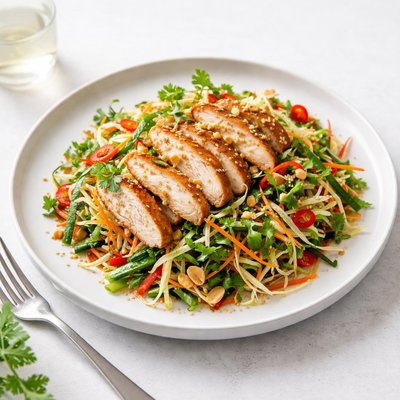 Image of Easy Spicy Asian Chicken Salad