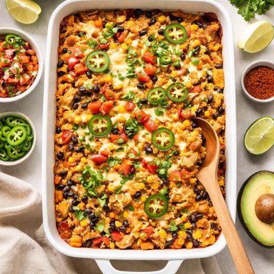 Image of Easy Spicy Chicken Casserole the Spicy Is Optional