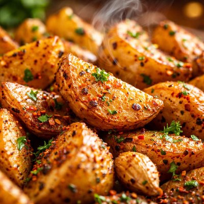 Image of Easy Spicy Roasted Potatoes