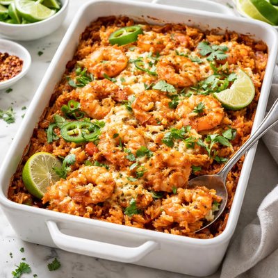 Image of Easy Spicy Shrimp Casserole