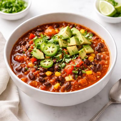 Image of Easy Spicy Vegetarian Chili