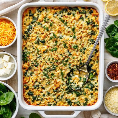 Image of Easy Spinach Casserole