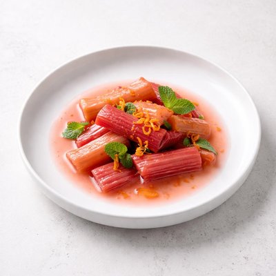 Image of Easy Stewed Rhubarb