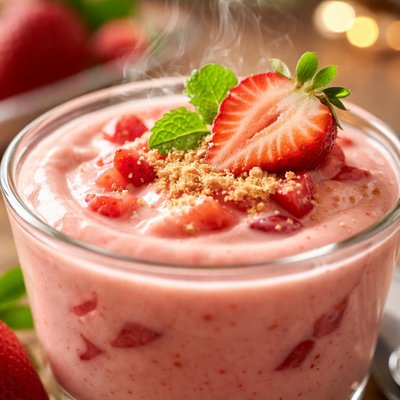Image of Easy Strawberry Pudding
