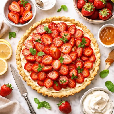 Image of Easy Strawberry Tart