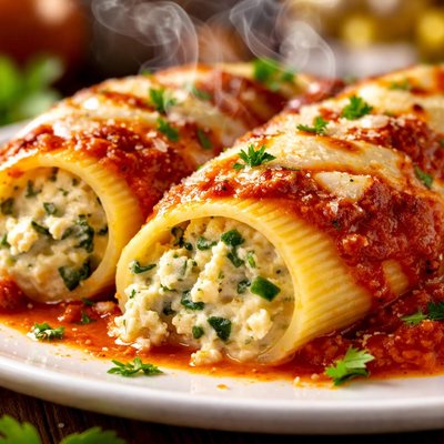 Image of Easy Stuffed Manicotti