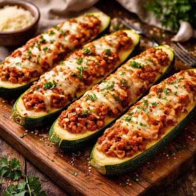 Image of Easy Stuffed Zucchini