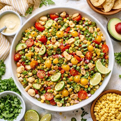 Image of Easy Summer Mexican Butter Bean Salad