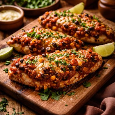 Image of Easy Taco Salsa Chicken Breasts