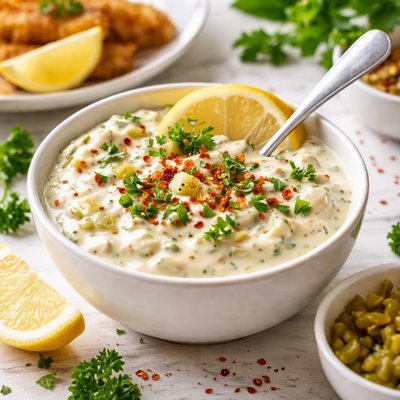 Image of Easy Tartar Sauce with a Kick