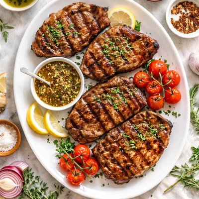 Image of Easy Tender Grilled Pork Steak