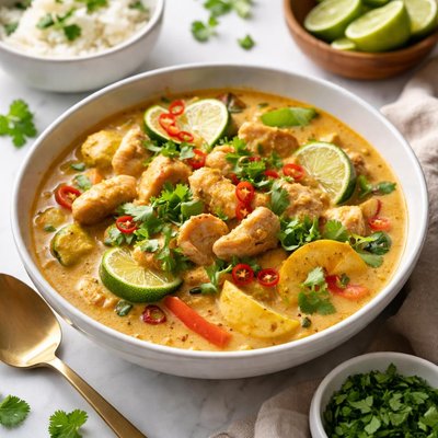 Image of Easy Thai Chicken Summer Squash Curry