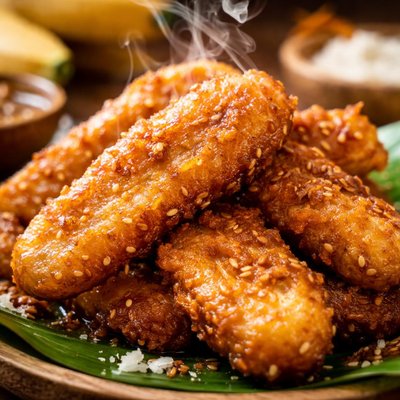 Image of Easy Thai Fried Bananas