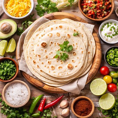 Image of Easy to Make Flour Tortillas