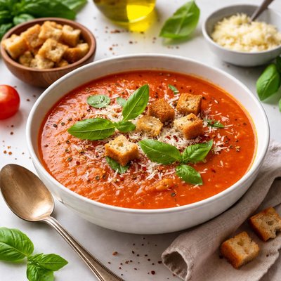 Image of Easy Tomato Basil Soup