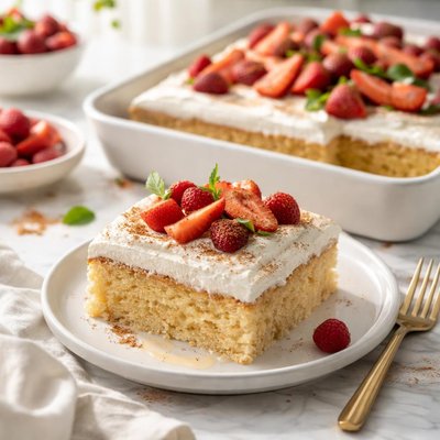 Image of Easy Tres Leches Sheet Cake