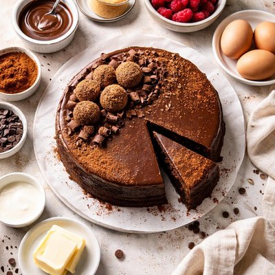 Image of Easy Truffle Cake