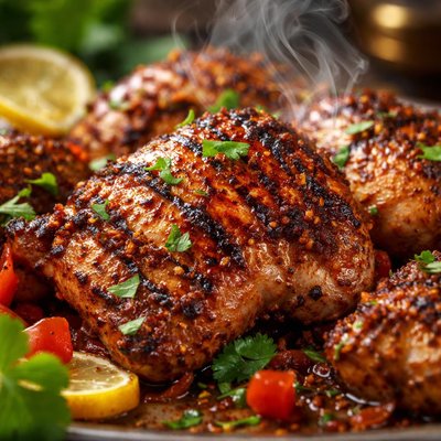 Image of Easy Tunsian Grilled Chicken