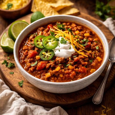Image of Easy Turkey No Bean Chili