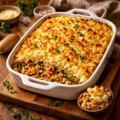 Image of Easy Turkey Potato Topped Casserole