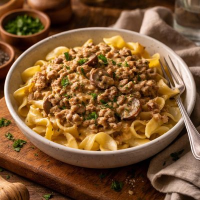 Image of Easy Turkey Stroganoff