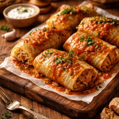 Image of Easy Ukranian Cabbage Rolls Vegetarian