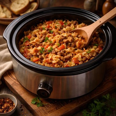 Image of Easy Unstuffed Cabbage for the Crock Pot