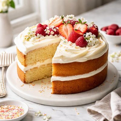 Image of Easy Vanilla Cake