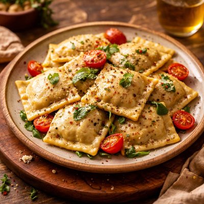 Image of Easy Vegan Ravioli