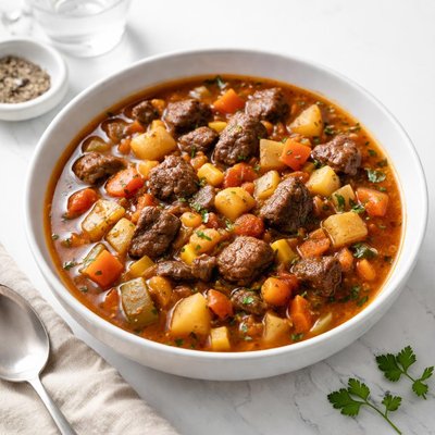 Image of Easy Vegetable Beef Soup