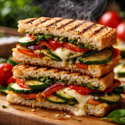 Image of Easy Vegetable Paninis