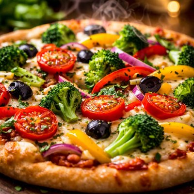 Image of Easy Vegetable Pizza